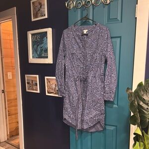 L.L. Bean comfort cotton tencel dress - M